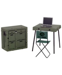 Pelican-Hardigg Admin Desk with Chair