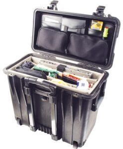 Pelican 1447 (with Office Dividers and Lid Orgainizer) Case