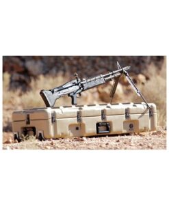 Single M60 + Spare Barrel Machine Gun Case - Cobalt Hardware