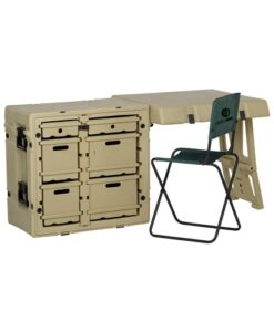 Pelican-Hardigg 472-FLD2-DESK Single Field Desk II with Chair