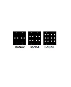 Banana Jack Punchouts (1/2" Hole, UCP Series)