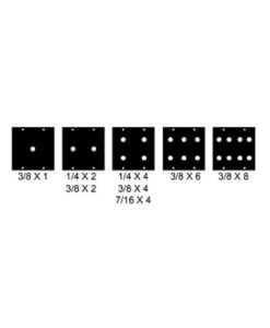 Punchouts - 1/4", 3/8", 7/16" (UCP Series)