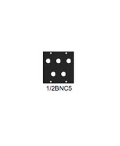 1/2BNC5 plate with holes