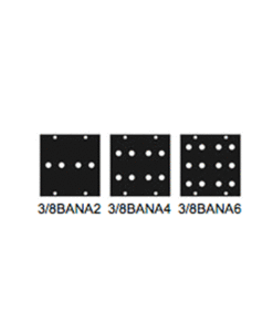 Banana Jack Punchouts (3/8" Hole, UCP Series)