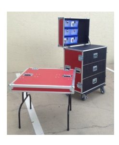 Custom Rampart Workstation Road Case