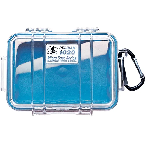 Pelican 1020 Micro Case Clear Blue