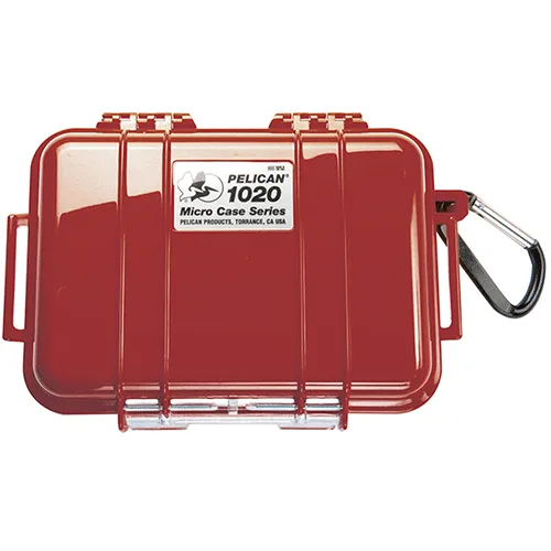 Pelican 1020 Micro Case Solid Red