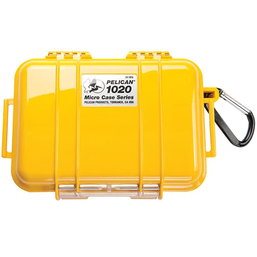 Pelican 1020 Micro Case Solid Yellow