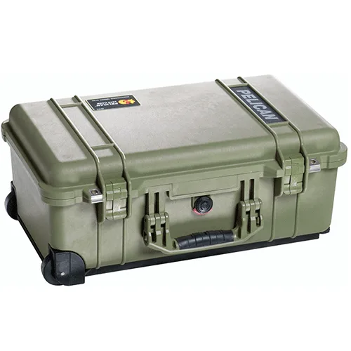 Pelican 1510LOC with Foam Greeen