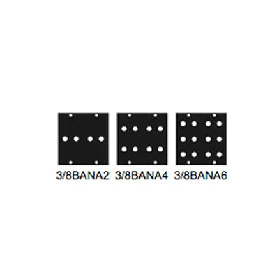 Banana Jack Punchouts (3/8″ Hole, UCP Series)